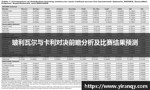 玻利瓦尔与卡利对决前瞻分析及比赛结果预测